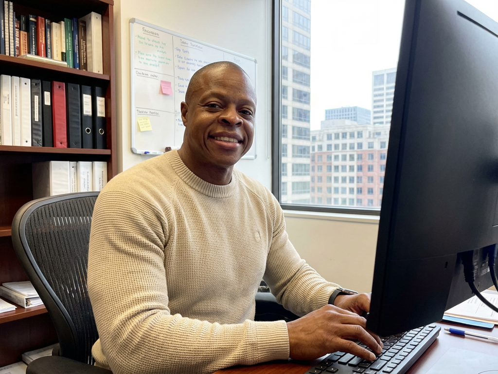 Gregory Swarn in executive office setting